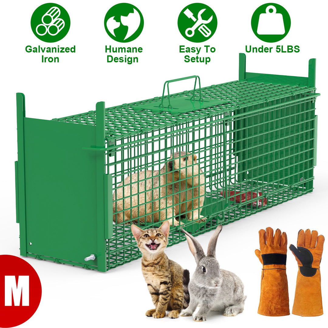40in Live Animal Trap Cage - Humane Catch & Release