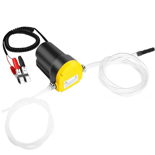 12V Oil Change Pump 60W Oil Diesel Fluid Extractor Electric Suction Transfer Extractor Oil Quick Changer for Boat, Tubes, Truck, RV, ATV