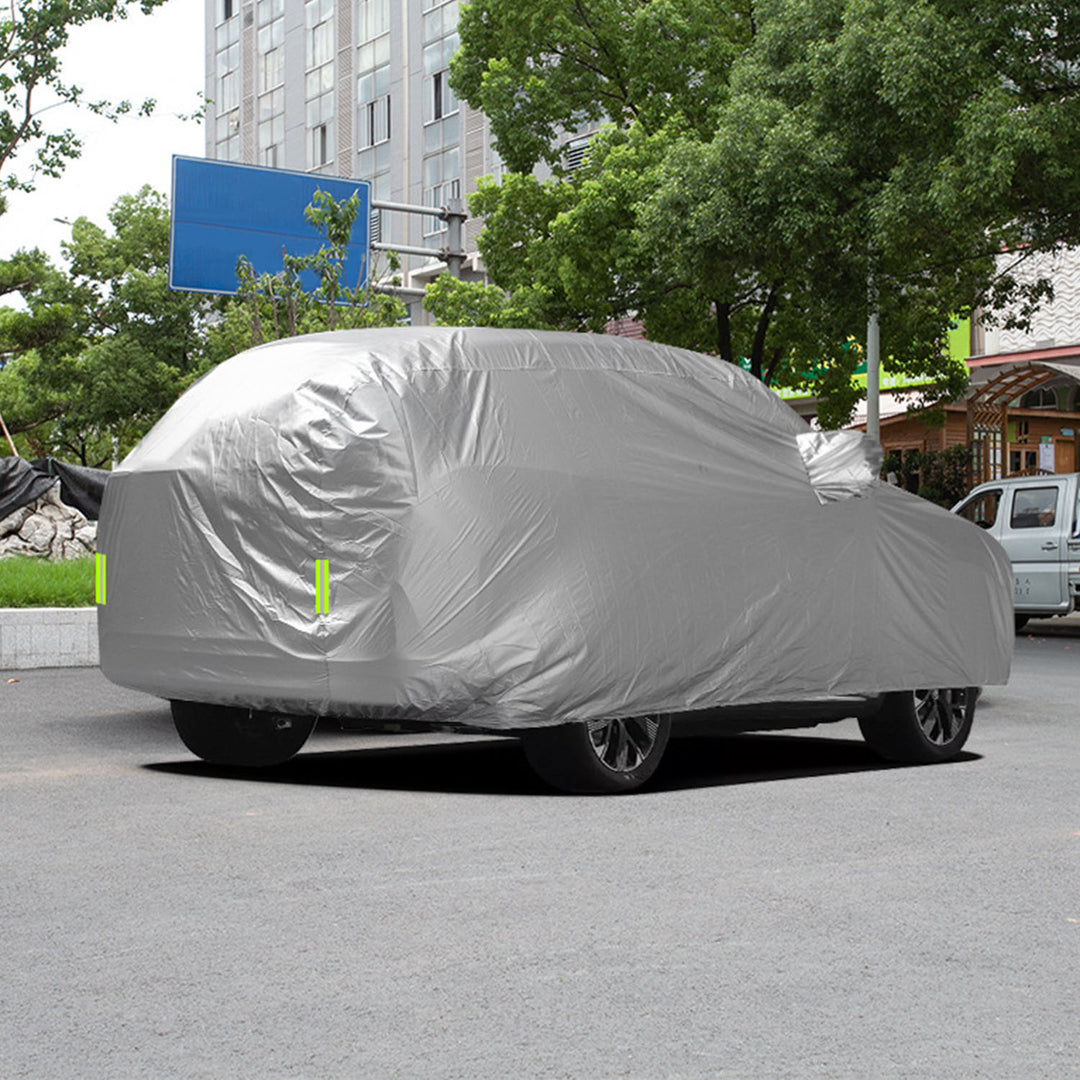 Waterproof Car Cover with UV Protection and Reflective Strips