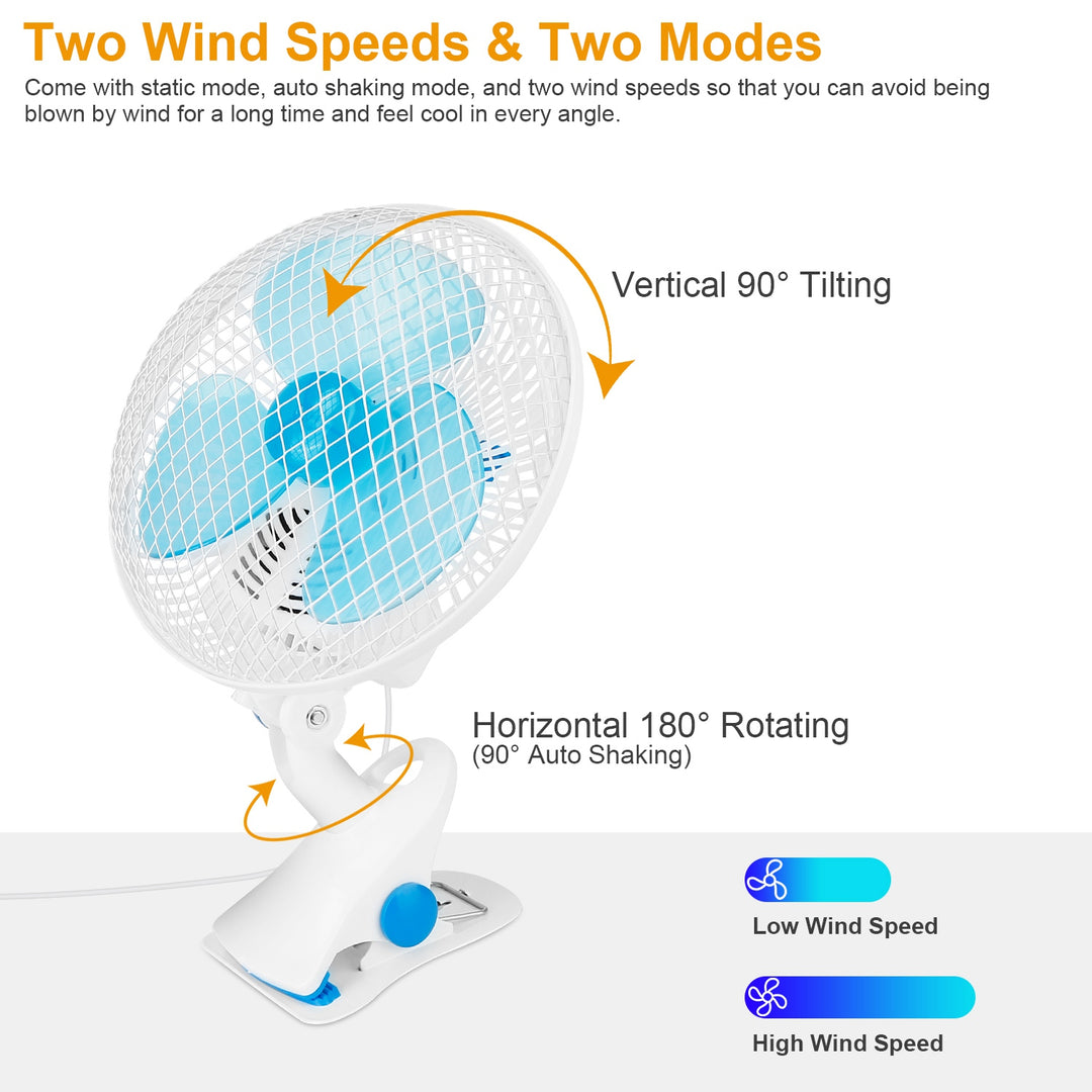 GBruno Clip On Fan 2 Speeds