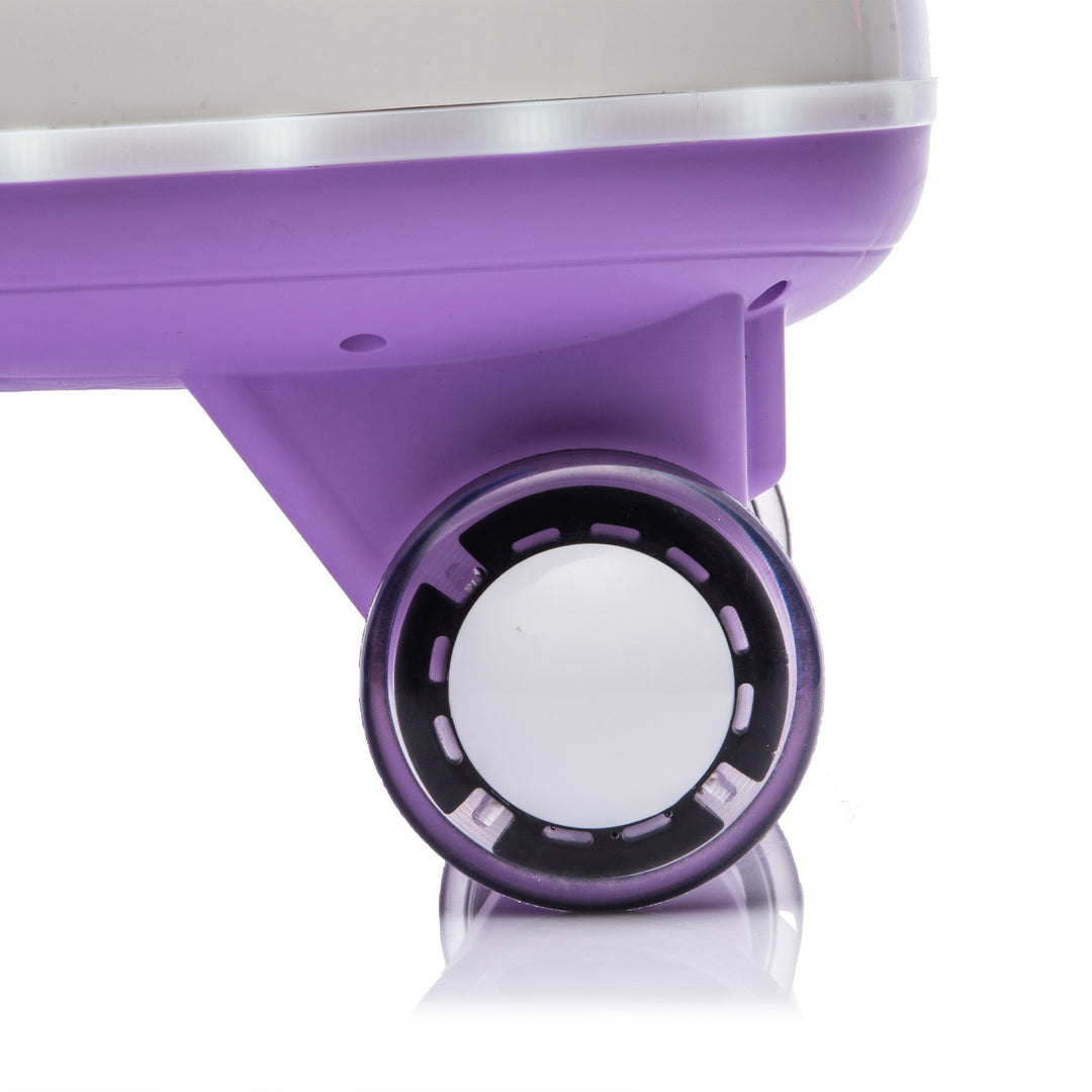 12V Kids Electric Wiggle Ride On Car, 2-in-1 Battery Powered Twist Car with Wireless Music, Controllable LED Lights & Fl