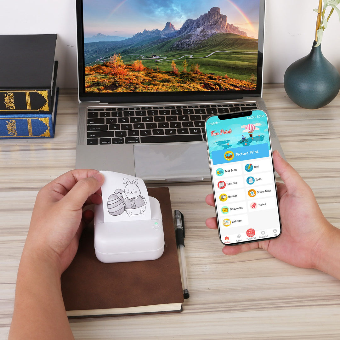 GBruno Pocket Wireless Thermal Printer