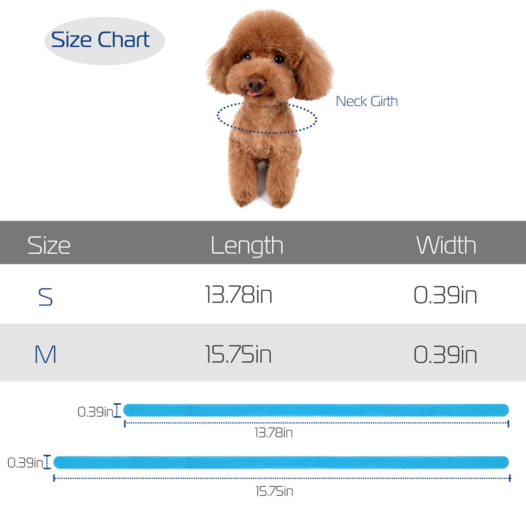 12 Colors Whelping Puppy ID Collars Adjustable Double-Sided Pet ID Bands