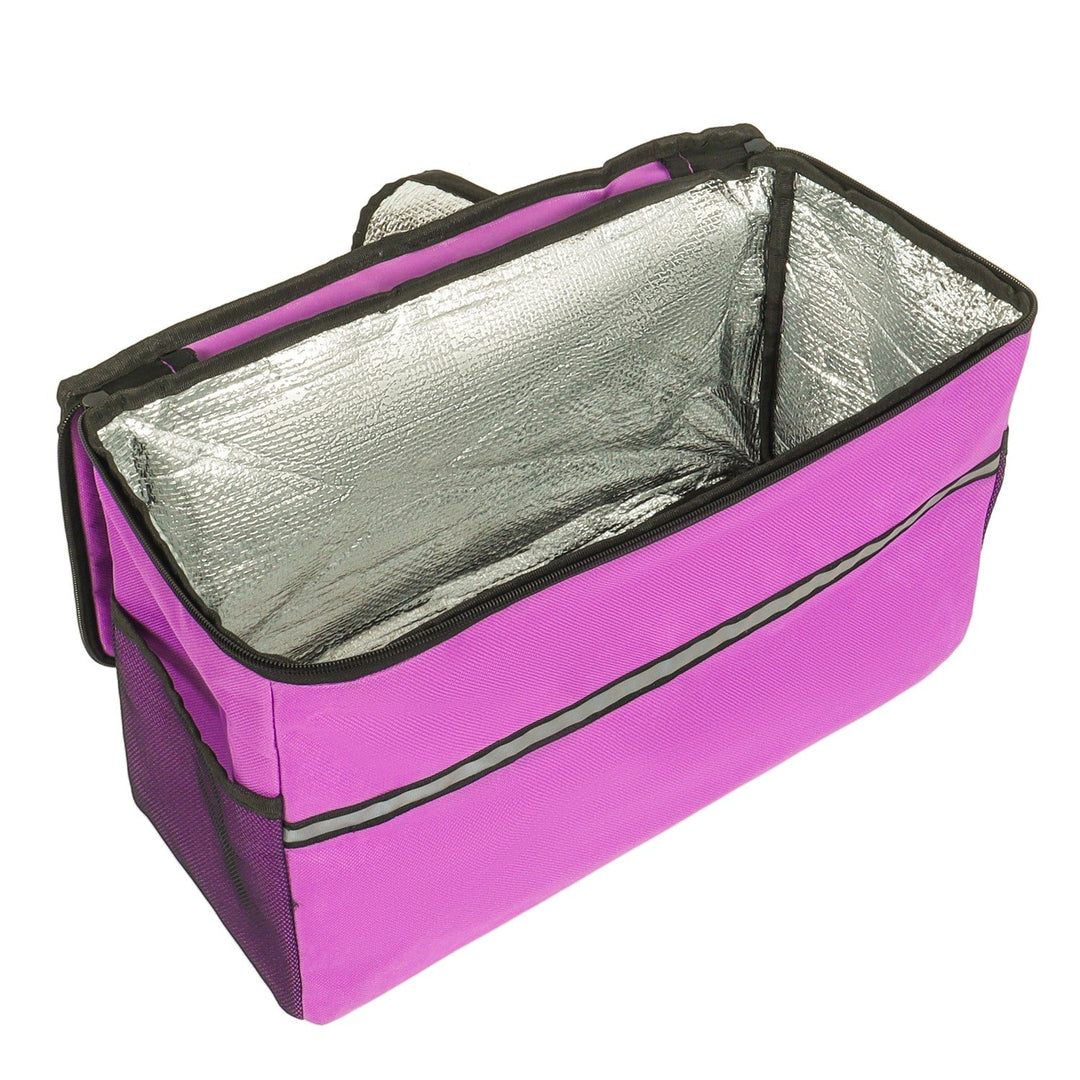Folding Wagon Cart with Bench Seat – 500lb Capacity, 180L