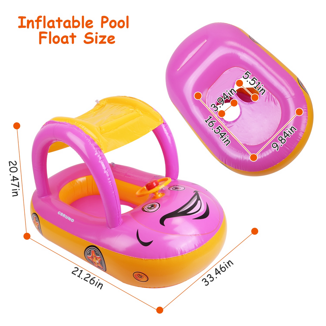 GBruno Baby Inflatable Pool Float Car