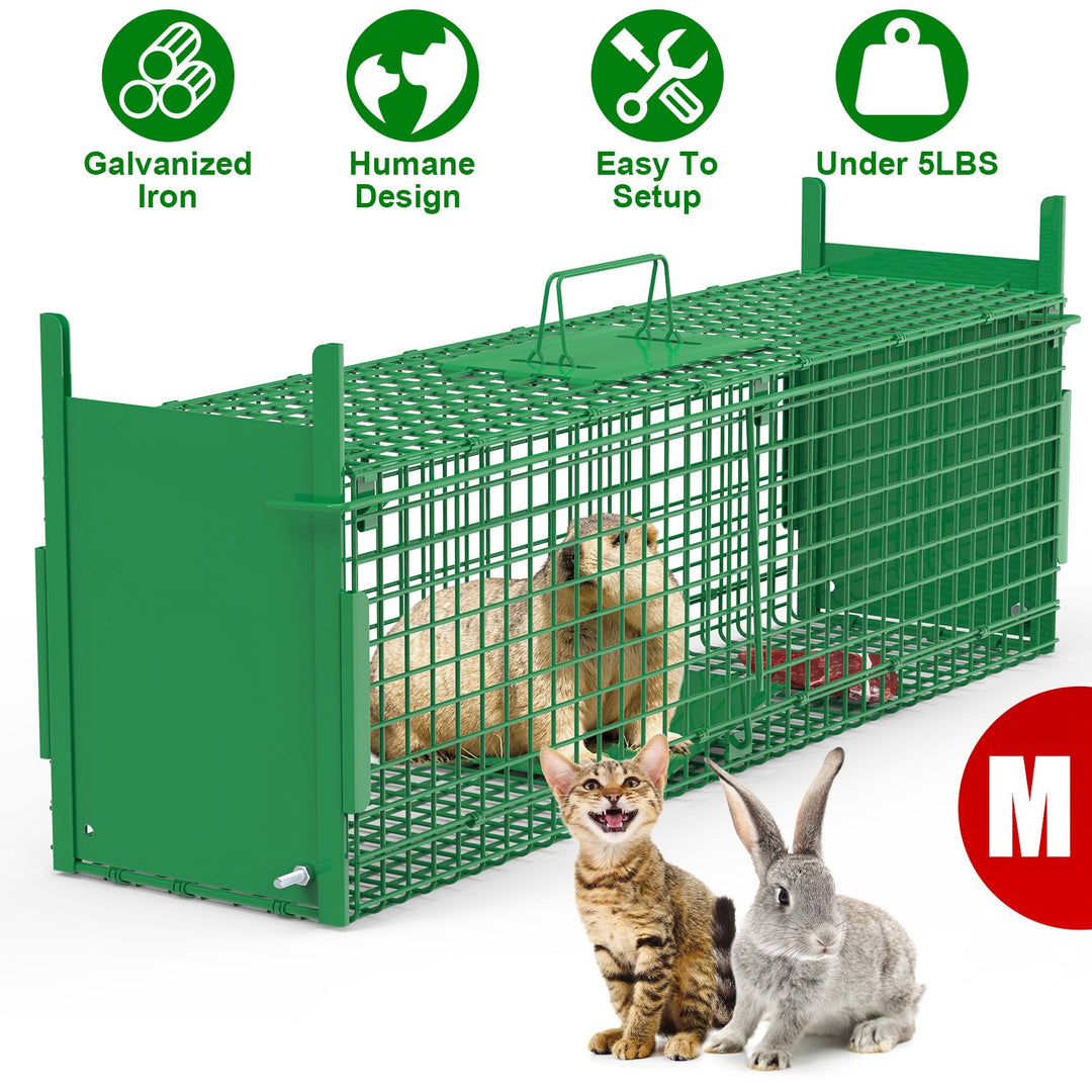 40in Live Animal Trap Cage - Humane Catch & Release