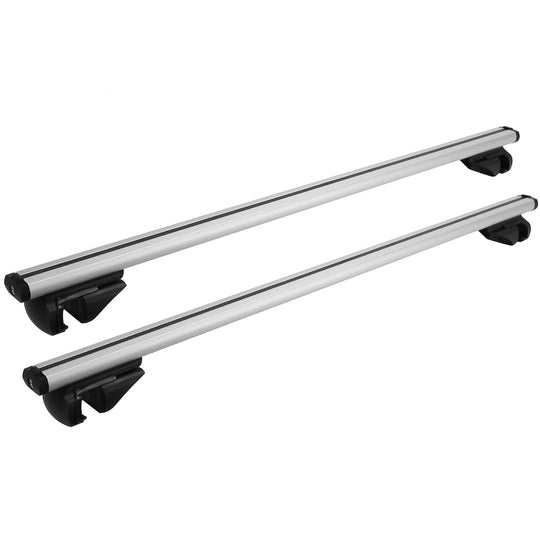 Car Roof Rack Cross Bars Aluminum Cargo Carrier Rooftop Crossbars Luggage Roof Rack Bar with 176lbs Max Load Fits Most Vehicles with Existing Raised S
