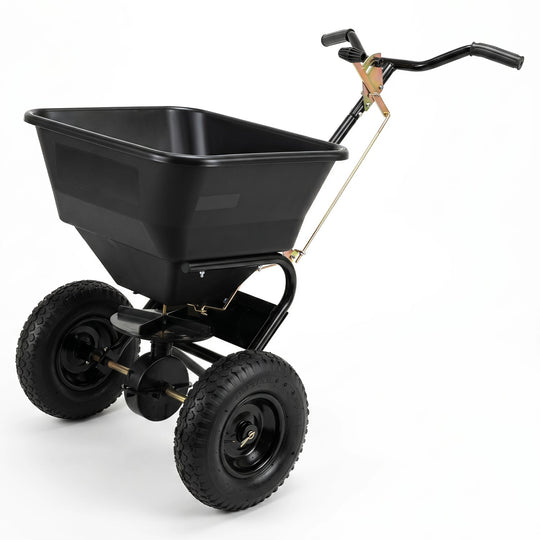 Walk-Behind Broadcast Spreader 66 LBS with 13" Tires