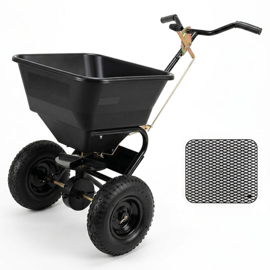 Walk-Behind Broadcast Spreader 66 LBS with 13" Tires