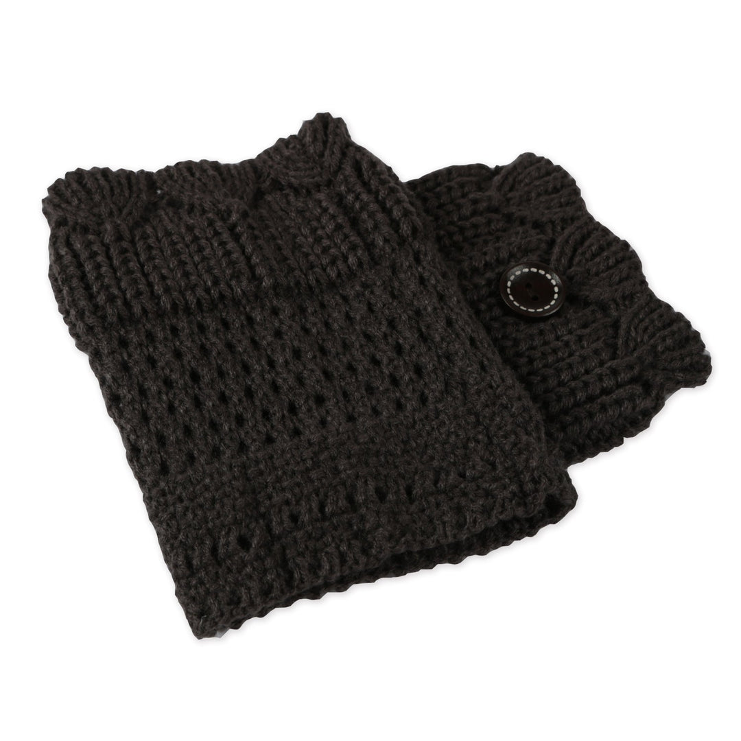 Women Winter Crochet Knit Leg Warmers