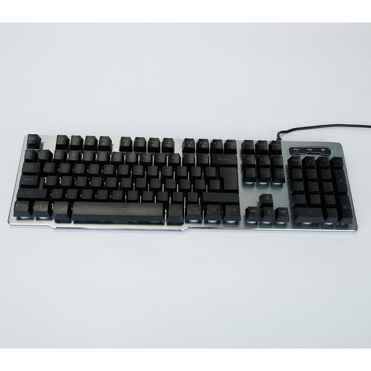 Wired Gaming Keyboard Mouse Set Colorful Rainbow Backlit 104 Keys Gaming Keyboard w/ RGB DPI Adjustable Gaming Mouse