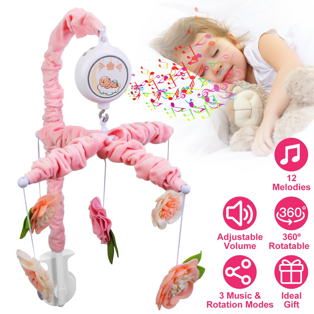 GBruno Musical Crib Mobile for Girls