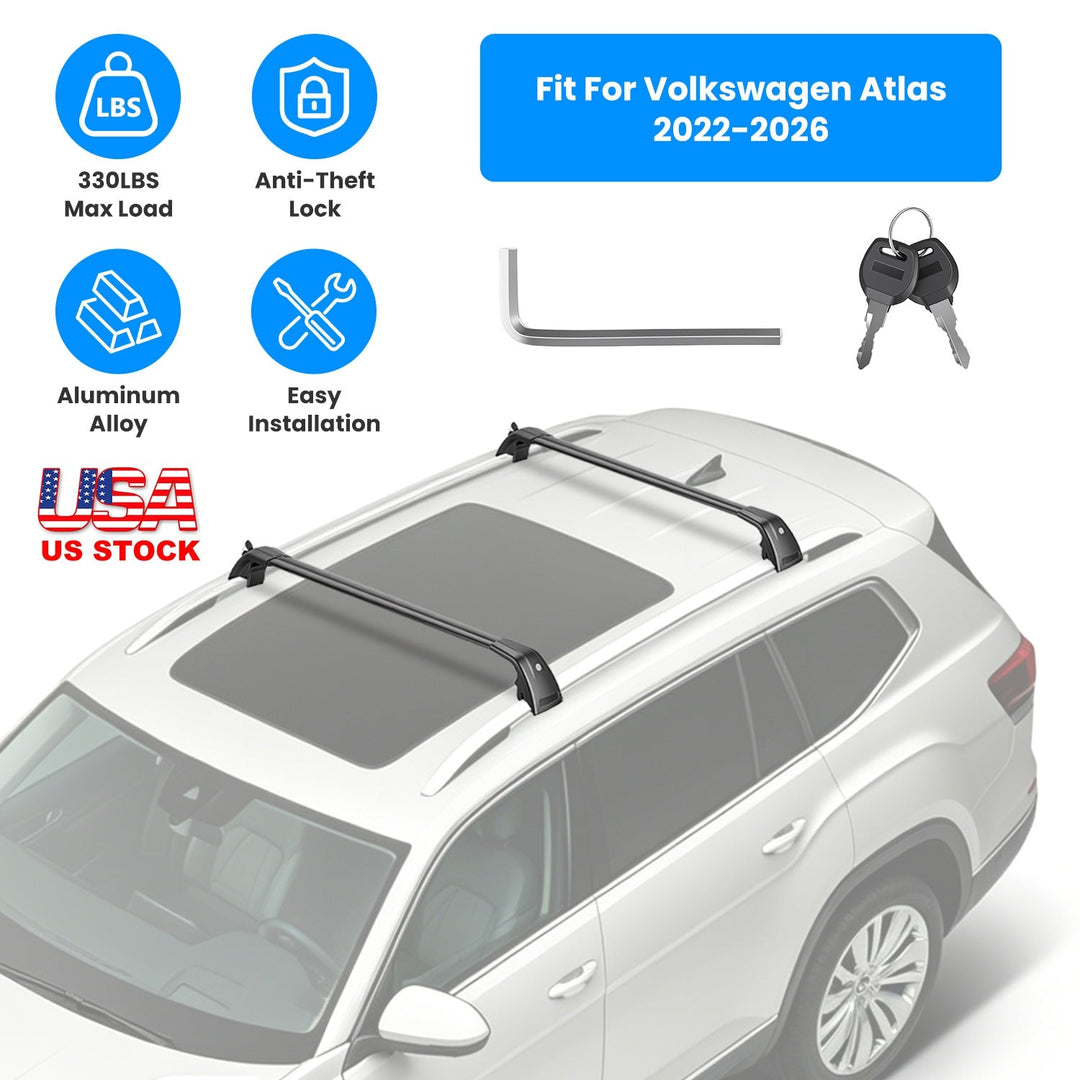 Roof Rack Cross Bars for Volkswagen Atlas 2022-2026