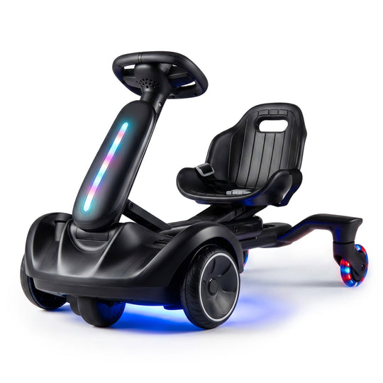 6V Kids Drift Car with Lights and Adjustable Seat