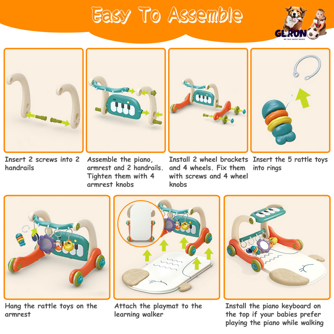 GBruno 3 in 1 Baby Gym Playmat