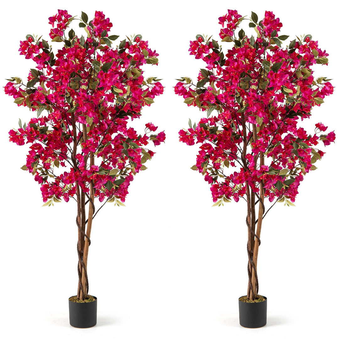 6 Feet Artificial Bougainvillea Tree with 910 Flowers