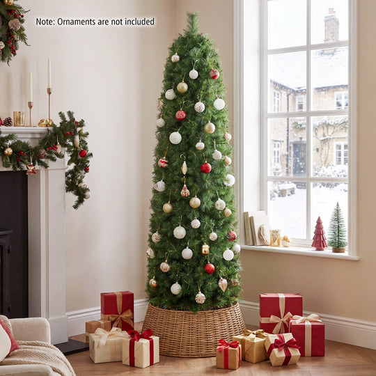 8 FT Artificial Pine Christmas Tree with 575 Branch Tips