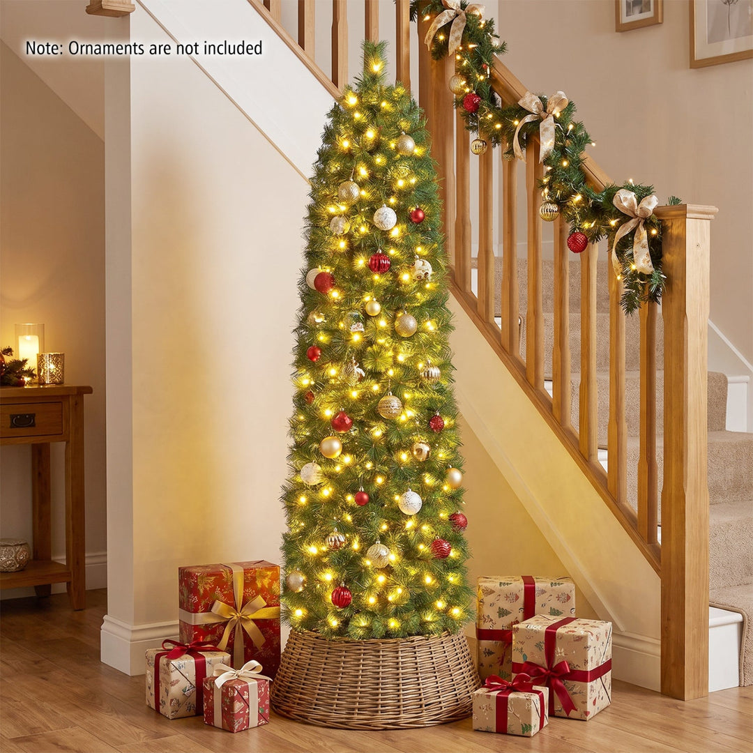 8 FT Artificial Pine Christmas Tree with 575 Branch Tips