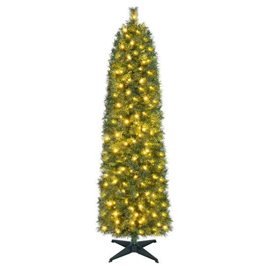 8 FT Artificial Pine Christmas Tree with 575 Branch Tips