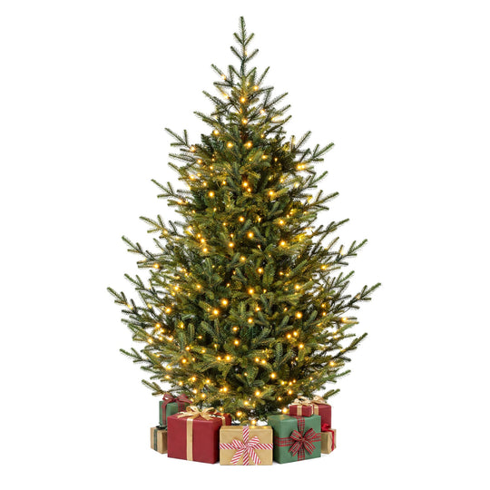6 FT Pre-Lit Artificial Christmas Tree with 240 LED Lights