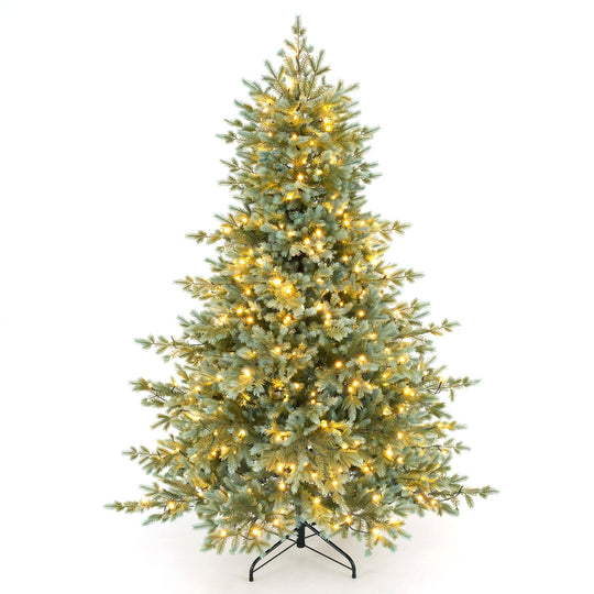 7 FT Pre-Lit Artificial Christmas Tree with 460 LED Lights