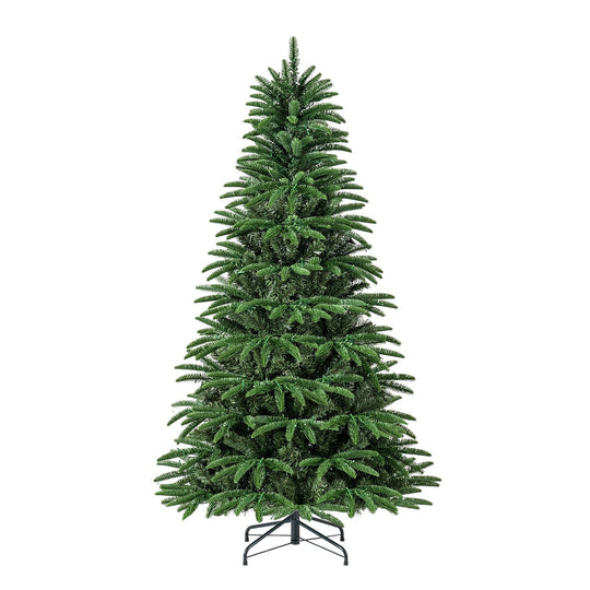 6 FT Pre-Lit Artificial Christmas Tree with 3 Gift Boxes and 780 Lush Branch Tips