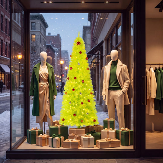 3 FT Pre-Lit and Pre-Decorated Christmas Tree with 4 Lighted Gift Boxes