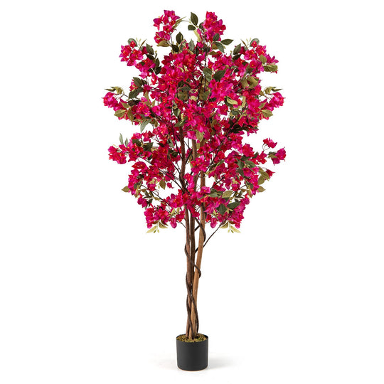 6 Feet Artificial Bougainvillea Tree with 910 Flowers