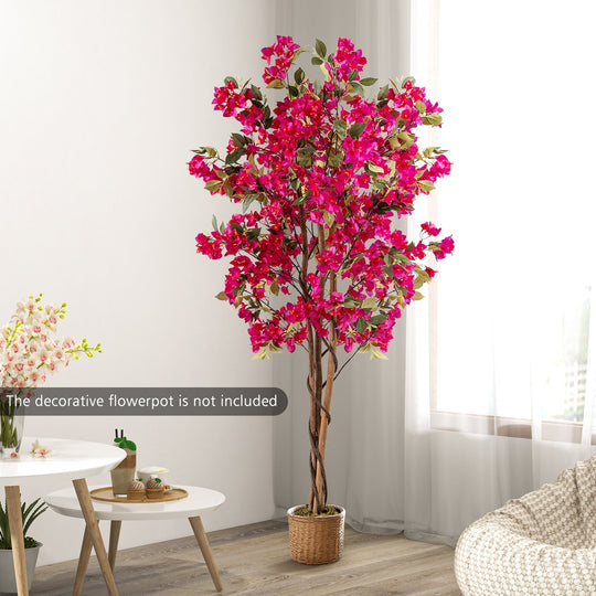 6 Feet Artificial Bougainvillea Tree with 910 Flowers