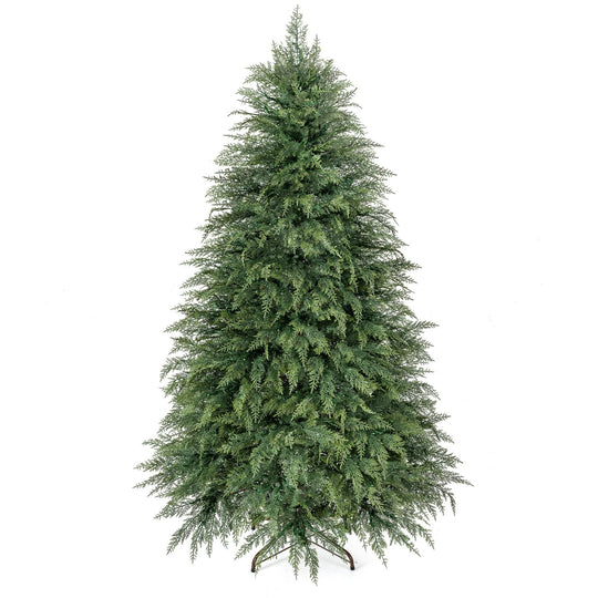 5 FT Artificial Christmas Tree with 406 Full Branch Tips and 245 Warm White LED Lights
