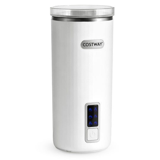 Electric Milk Frother and Steamer 6-in-1 Stainless Steel