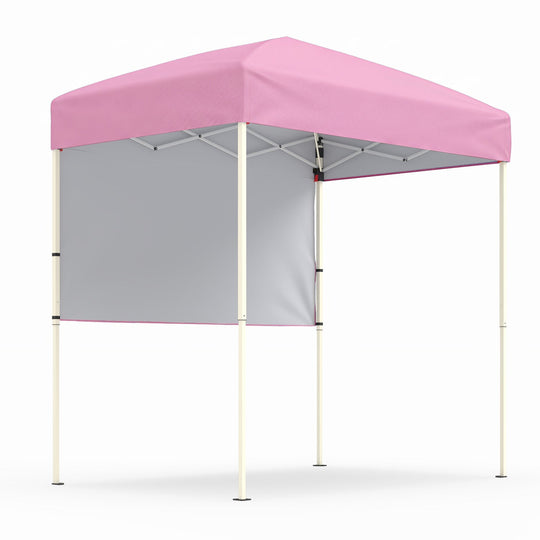 Pop-Up Canopy Tent 6x4 ft with Half Sidewall