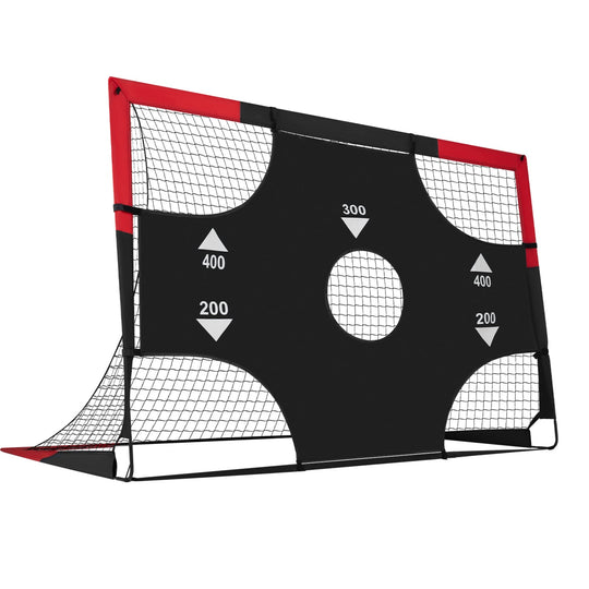 Portable Pop Up Soccer Goals Set 6x4 FT with Target & Cones