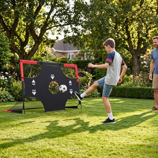 Portable Pop Up Soccer Goals Set 6x4 FT with Target & Cones