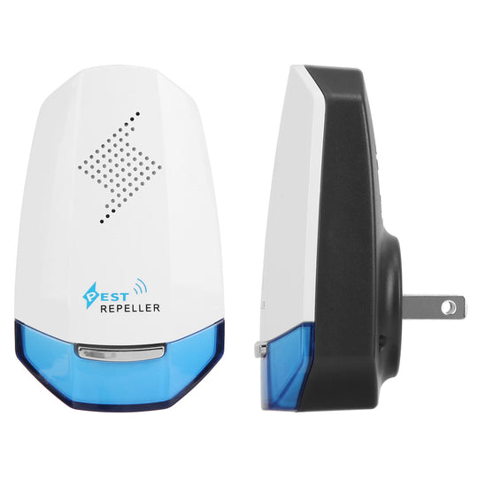 2 Pack Ultrasonic Pest Repeller with Night light Plug In Pest Mice Repellent Indoor Roach Bed Bug Mouse Rodent Mosquito Killer for Bedroom Garage Ware