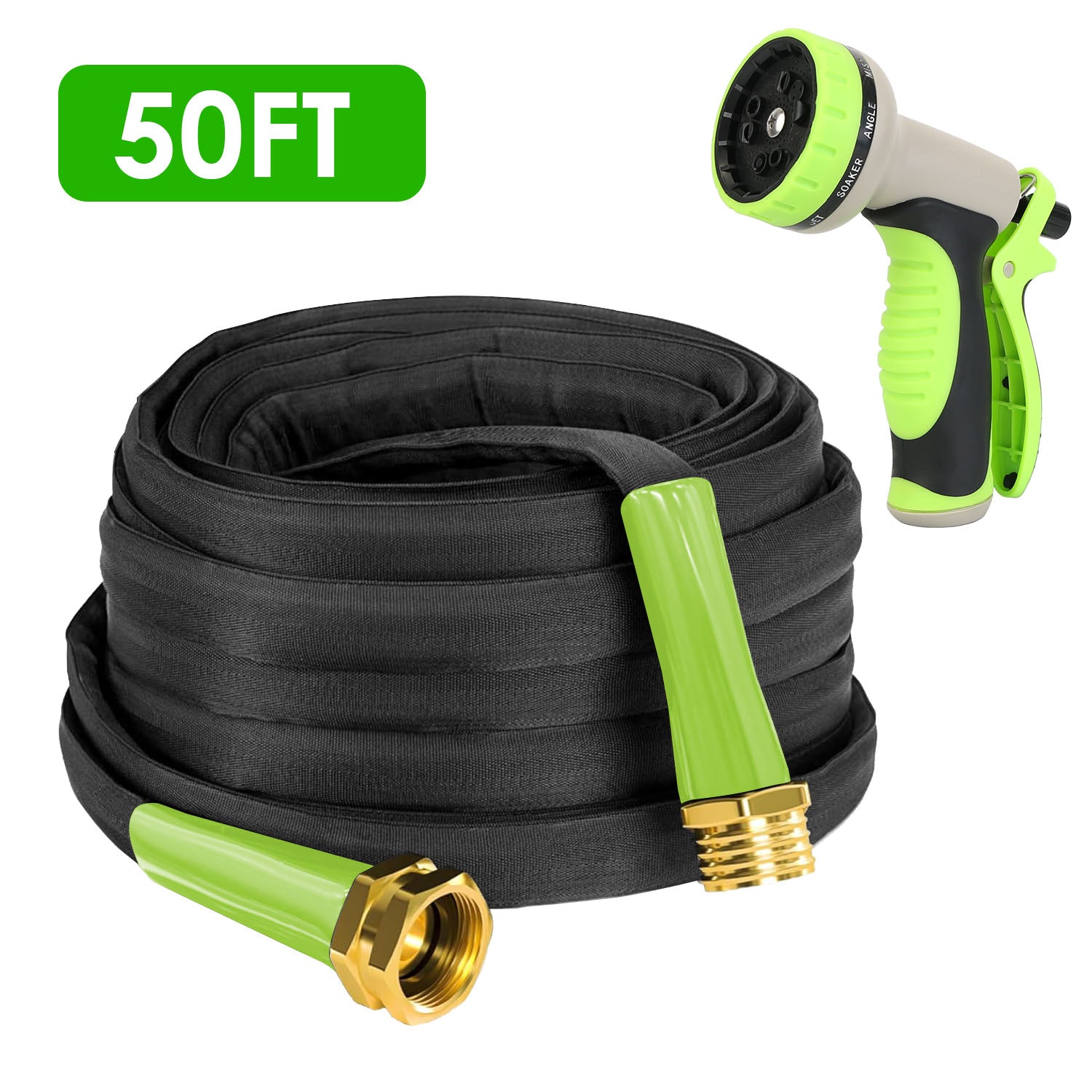 50FT Garden Hose with 10-Pattern Nozzle | GBruno | Shop Online – GBruno ...