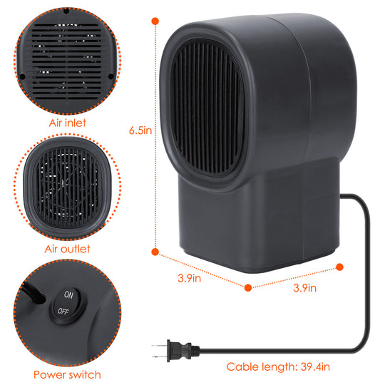 GBruno 500W Portable Electric Heater