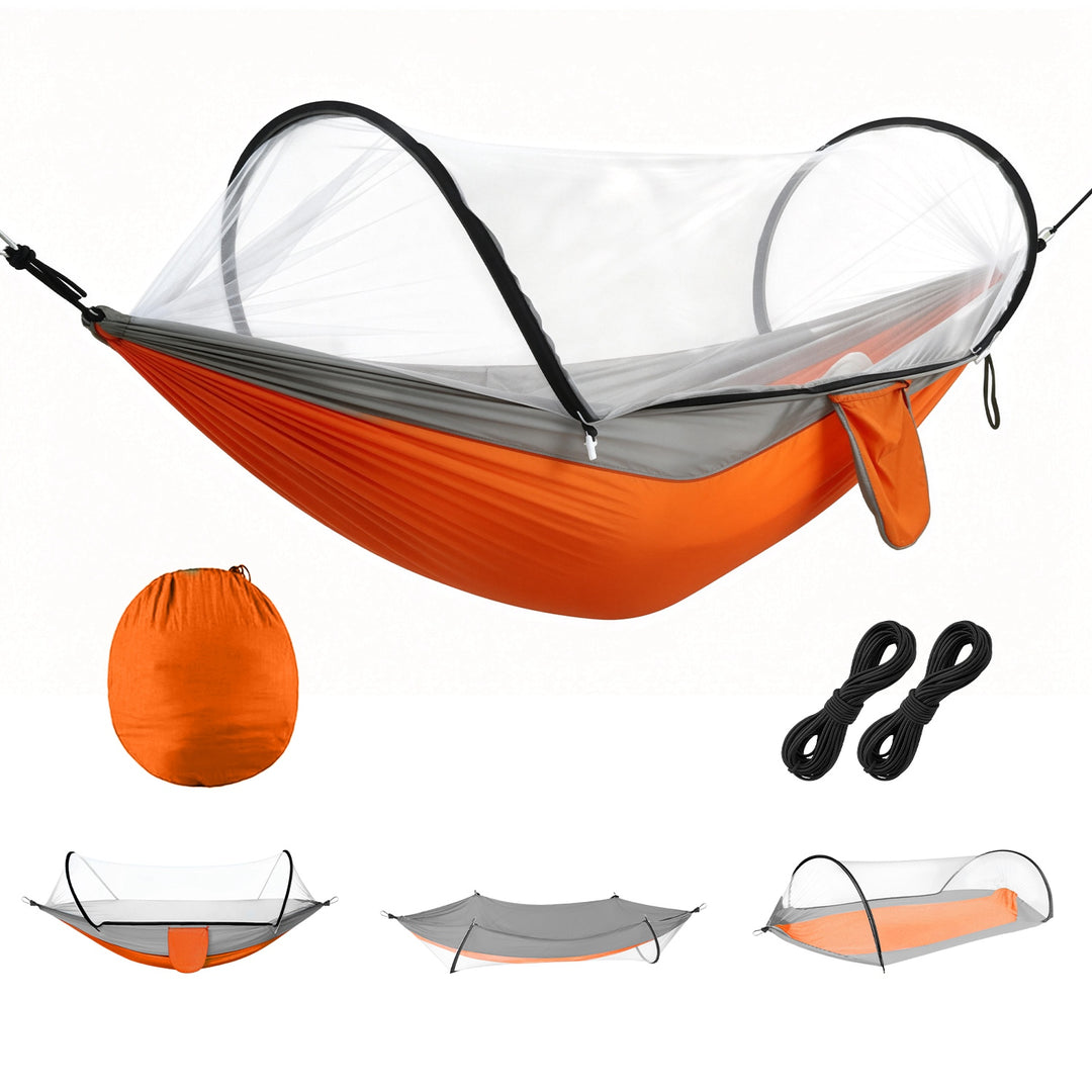 Camping Hammock with Mosquito Net - 440lbs Capacity Portable