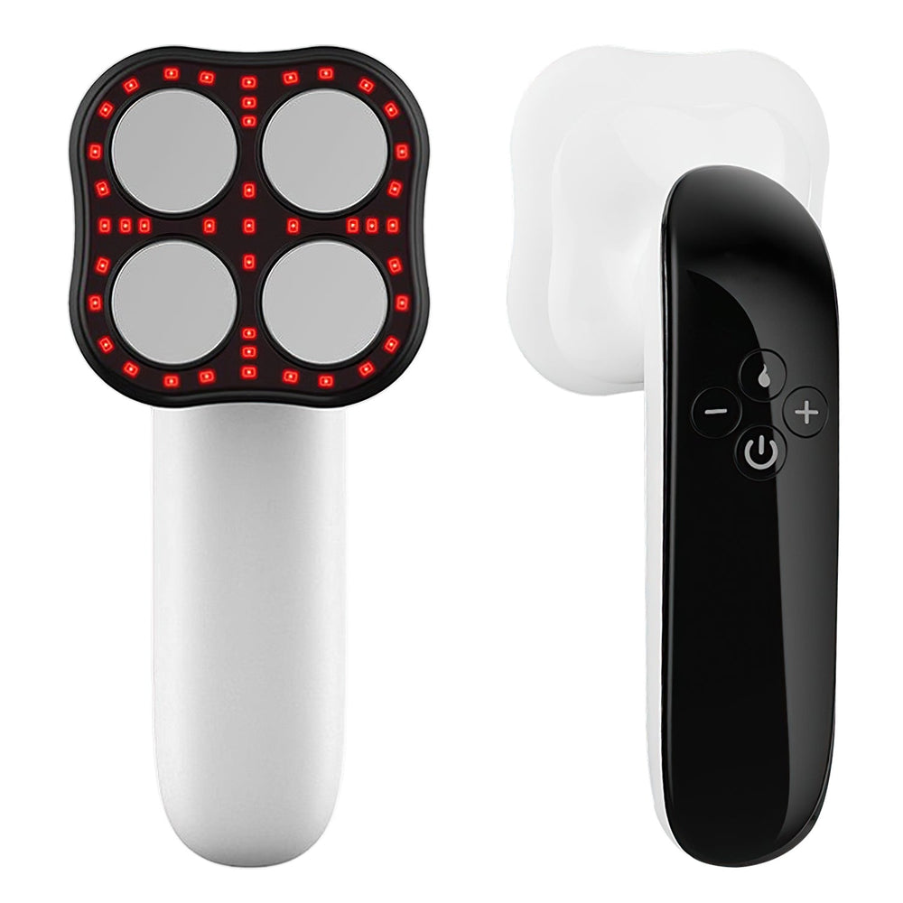 Body Shaping Machine Cordless Cellulite Massager Skin Tightening Device with 3 Modes 10 Levels Heating Function 15Mins Auto-off for Belly Waist Butt A