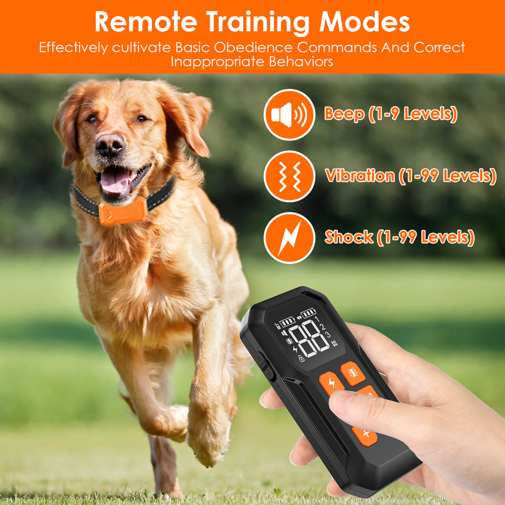 GBruno 2 In 1 Wireless Electric Dog Fence