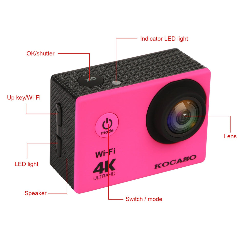 4K 6G+IR 170¡Lens Action Camera