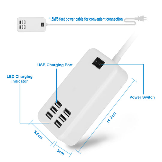 GBruno Multiport 6-USB