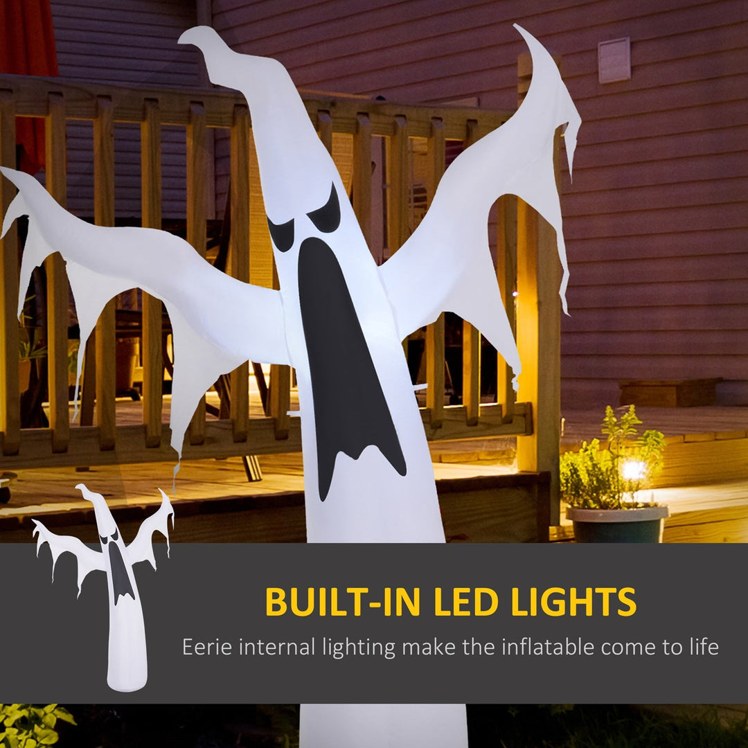 6 FT Halloween Inflatable Ghost with LED Lights