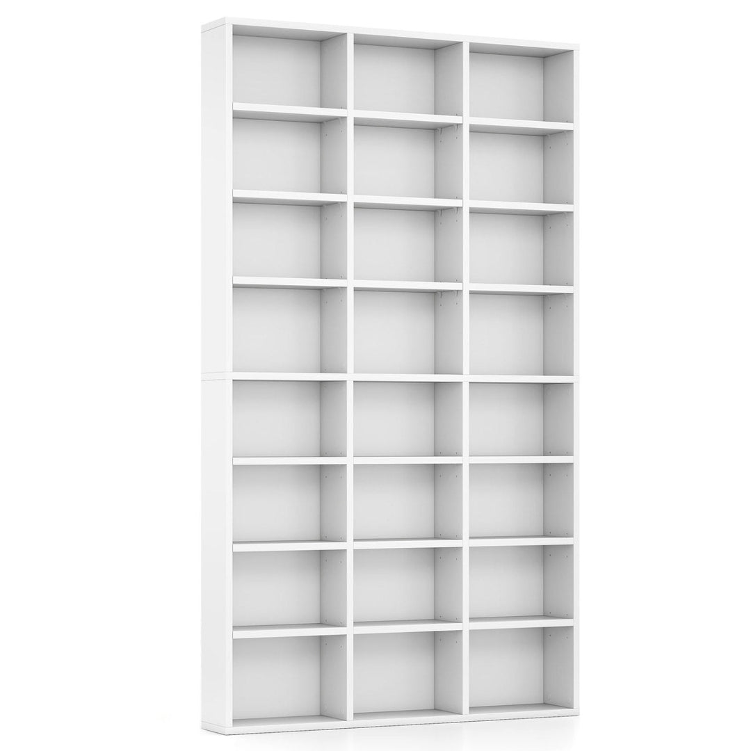 70-Inch Tall Bookshelf with 24 Cube Storage Compartments
