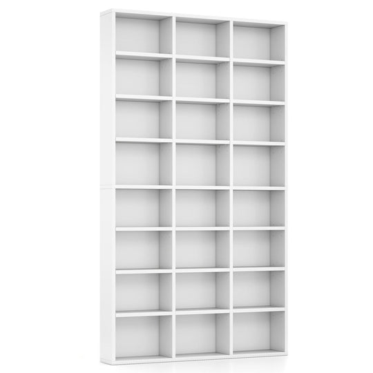 70-Inch Tall Bookshelf with 24 Cube Storage Compartments
