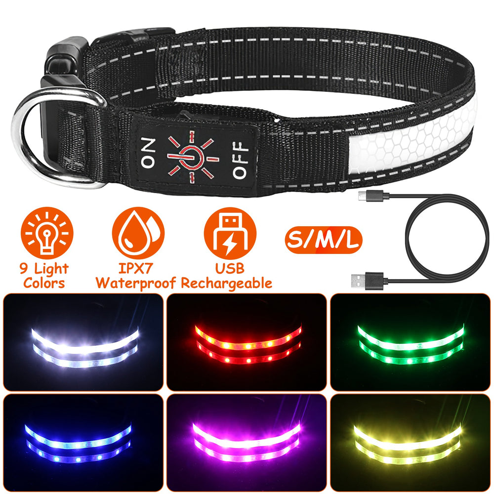 GBruno Light Up Dog Collar