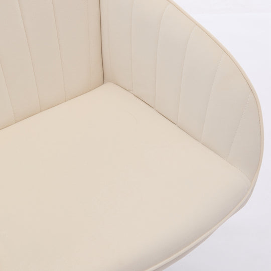 Ergonomic Office Chair with Memory Foam Cushion Corduroy Upholstered Desk Chair Adjustable Swivel Rolling Chair 300LBS M