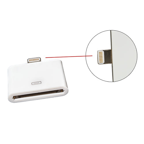 8-Pin to 30-Pin Charge & Sync Adapter for iPhone 5, iPad Mini, iPod Nano 7