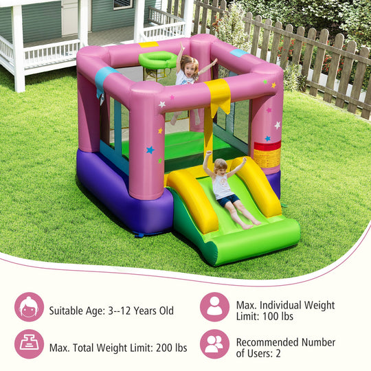 Bouncy Castle with Jumping Area and 520W Blower
