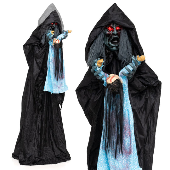 Animated Halloween Soul Sucker Decoration 7.2 ft Tall
